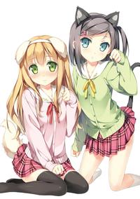 long hair hentai pictures get hentai ouji warawanai neko tsutsukakushi tsukiko azuki azusa kantoku long hair short