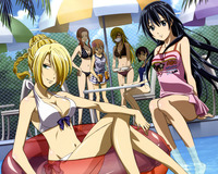 beelzebub anime hentai konachan beelzebub manga bikini cleavage hildegarda kunieda aoi pool swimsuit tagme